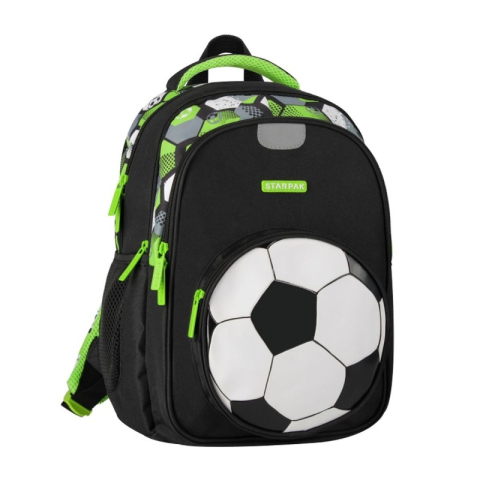Rechizite Școlare - Ghiozdan Starpak Football, 25x38x18cm, 550863