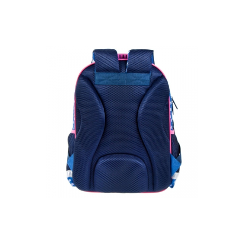 Ghiozdan Starpak Good Vibes, 2 comparimente, 3 buzunare, albastru cu roz, 446590 [3]