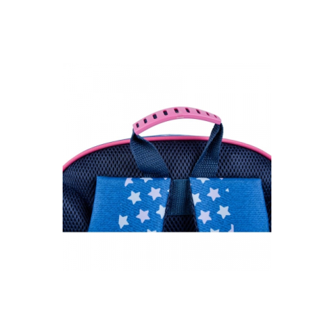 Ghiozdan Starpak Good Vibes, 2 comparimente, 3 buzunare, albastru cu roz, 446590 [6]