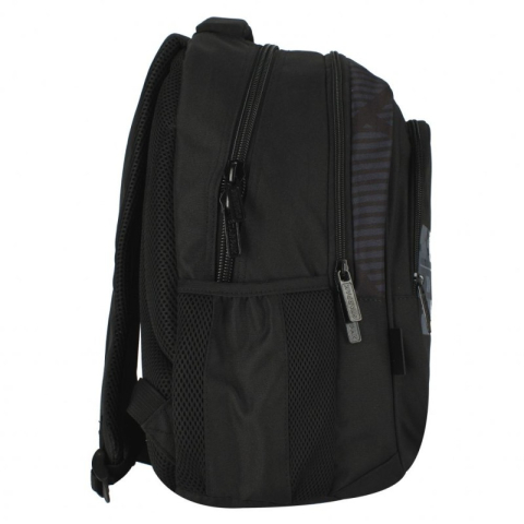 Ghiozdan Starpak NYC, 43cm, 3 compartimente, negru, 507341 [1]