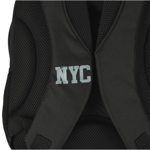 Ghiozdan Starpak NYC, 43cm, 3 compartimente, negru, 507341 [4]