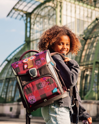 Ghiozdan the owl smart rosu + etui, sac sport, cut. pt carti sch [1]