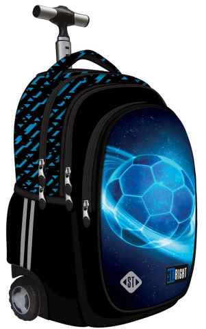 Rechizite Școlare - Ghiozdan troller tb-01 cosmic soccer st.right majewski