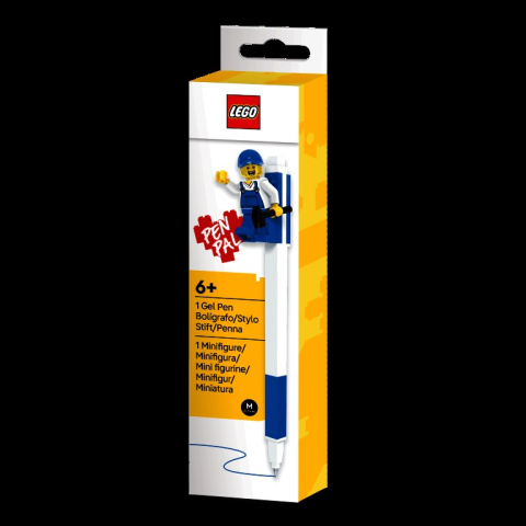 Birotică și Papetărie -  Ghiozdane si rechizite  Pix cu gel LEGO albastru - Minifigurina varsta  6+ ani