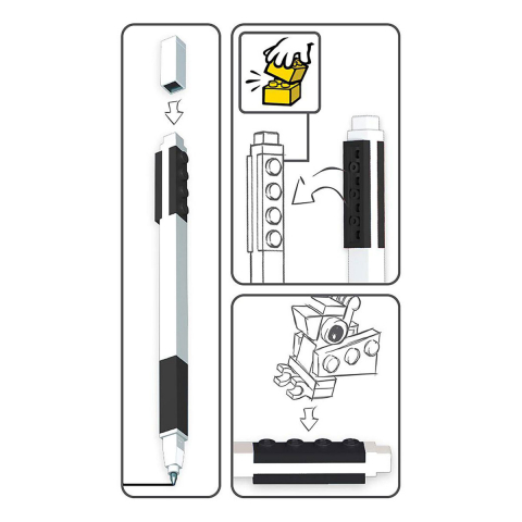 Pix cu gel LEGO - negru [3]