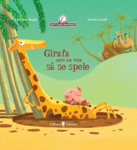 Cărți de povești pentru copii - Girafa care nu voia sa se spele