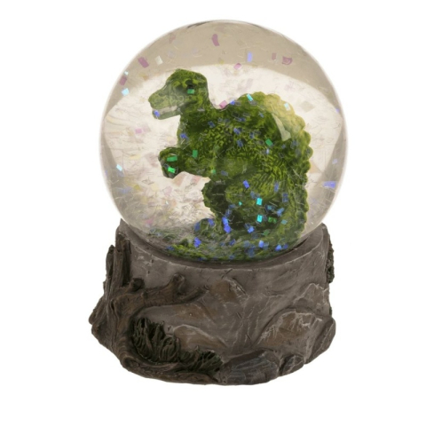 Glob din sticla dinozaur Out of the blue, 78/5883 / 36797, cu sclipici, 7x9cm [2]