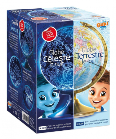 Glob pamantesc, observa structura Terra pe timp de zi si Bolta cerului noaptea [6]