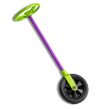 Jucării motrice și de exterior - Go Wheelie, roata de impins cu volan