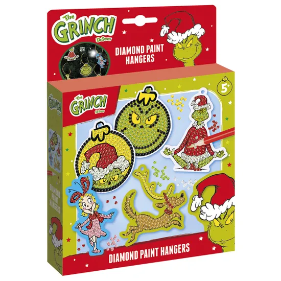 Cadouri Jucării Copii Grădiniță - Grinch-Diamante paint decoratiuni Totum CRACIUN