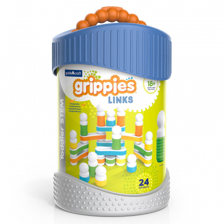Grippies Links set magnetic tactil, 24 piese, 1-5 ani [5]