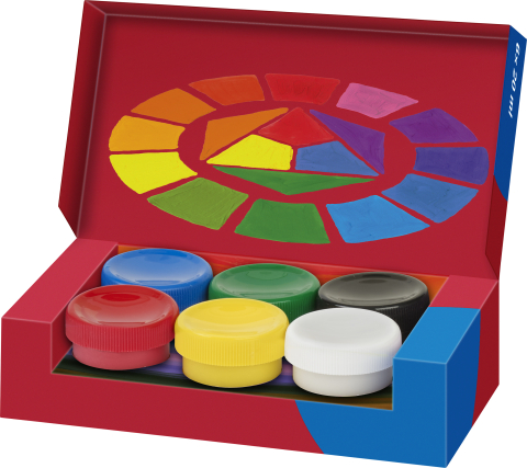 Guase 6 culori 20ml faber-castell [1]