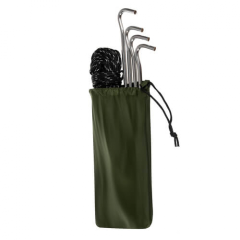Hamac camping 2 persoane cu plasa tantari si prelata, 260x140 cm [12]