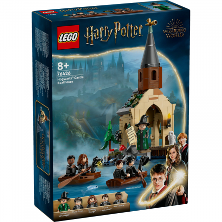 LEGO® - Hangar pentru barci la Castelul Hogwarts, varsta de la 8 ani la 12 ani