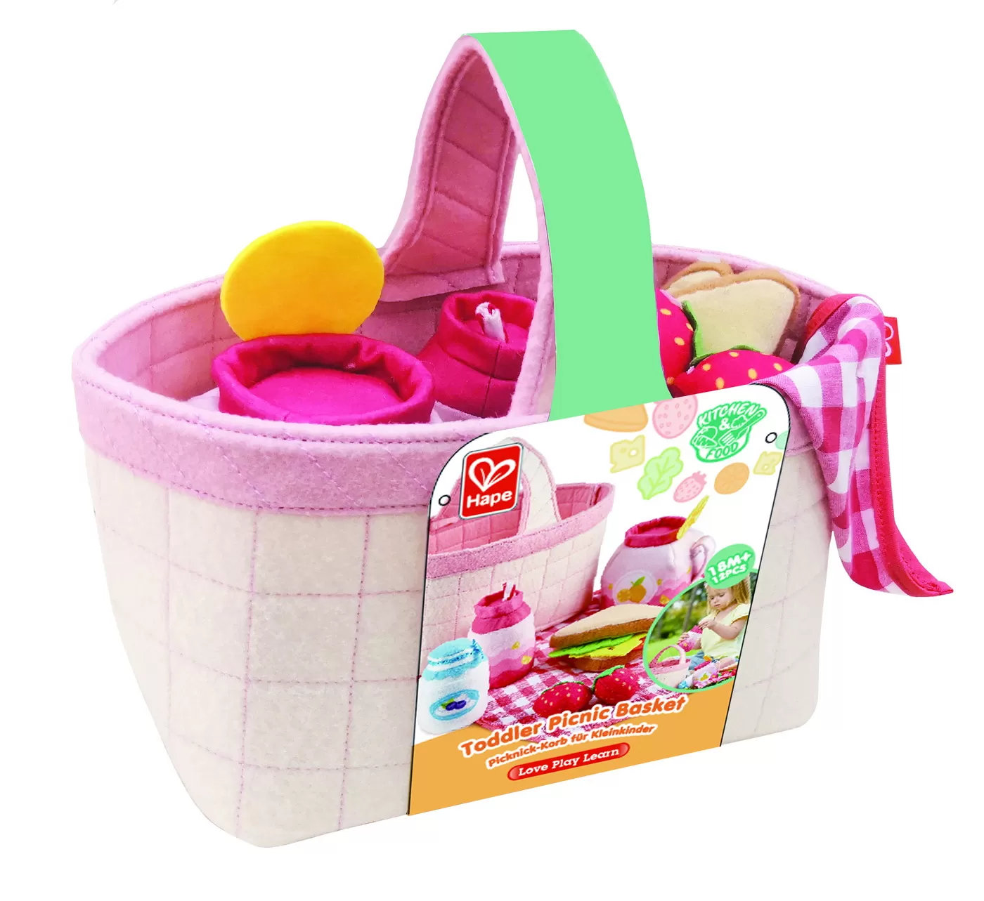 Jucării și Jocuri pentru copii - Cosuletul de picnic, varsta de la 1 an la 7 ani