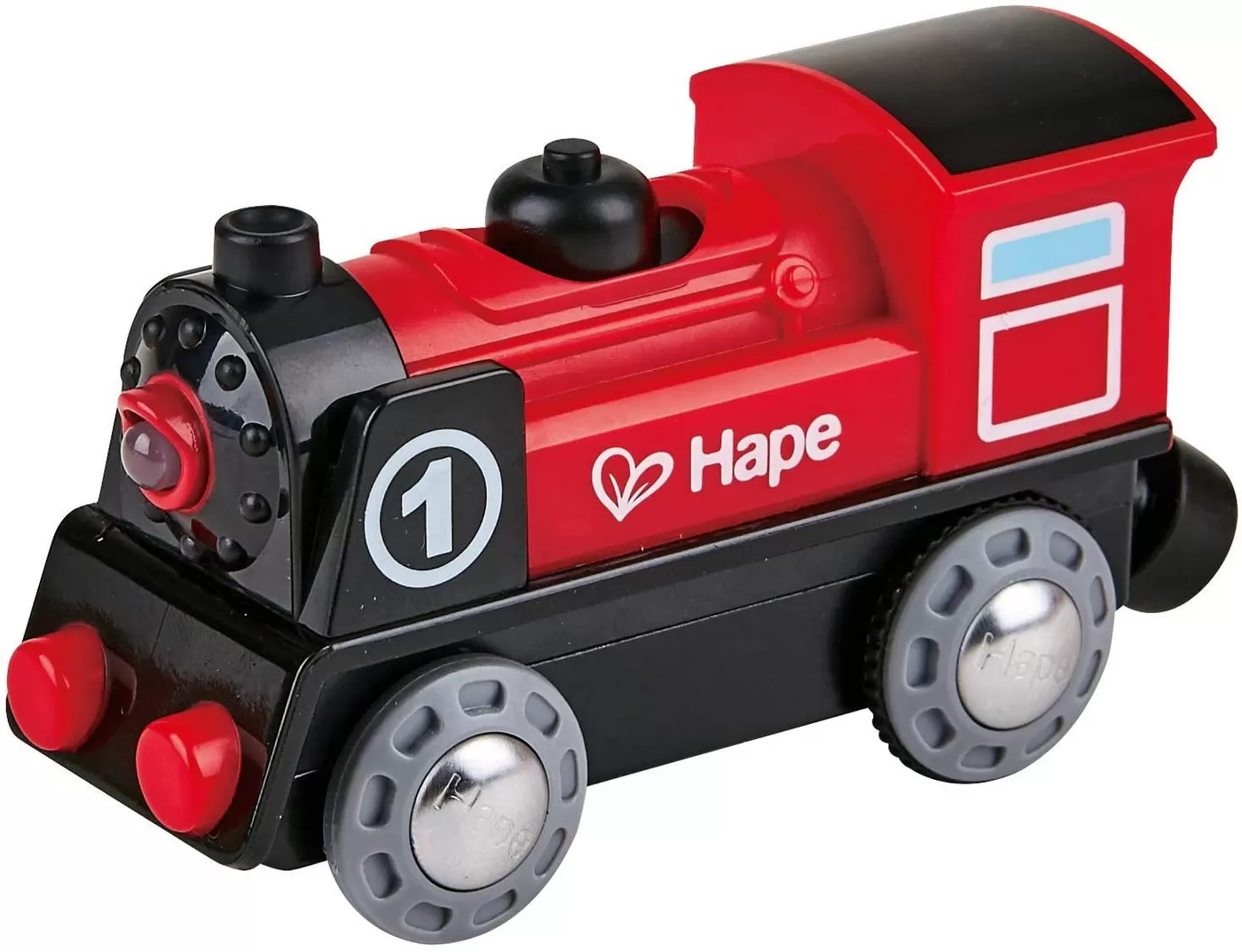 Locomotiva cu baterii, Hape, varsta de la 3 ani la 10 ani [1]