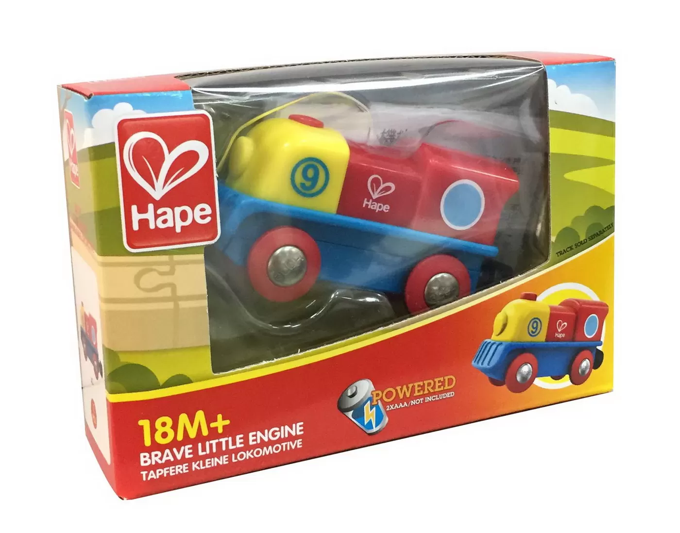 Jucării și Jocuri pentru copii - Hape locomotiva curajoasa, varsta de la 1 an la 7 ani