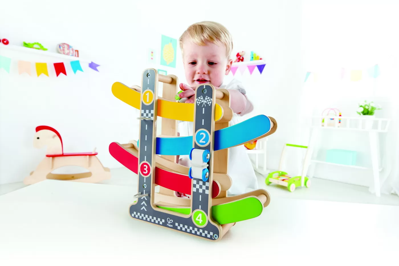 Hape traseu curse masini, varsta de la 1 an la 7 ani [3]