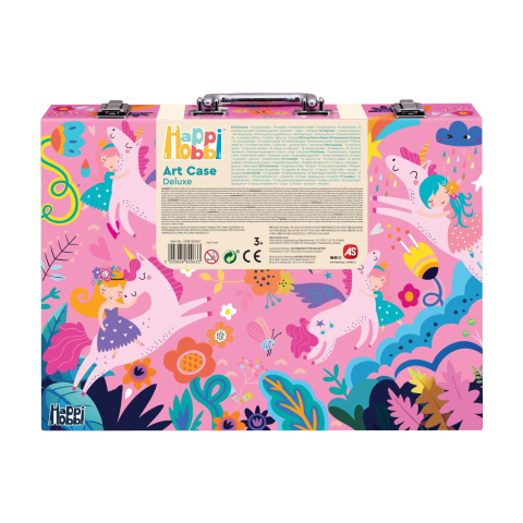 Happi hobbi art case set de desen deluxe cu 100 de accesorii fantezie unicorni copii 3 ani - 12 ani [3]