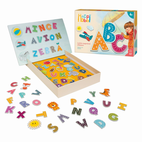 Happi hobbi jucarie magnetica alfabetul [5]