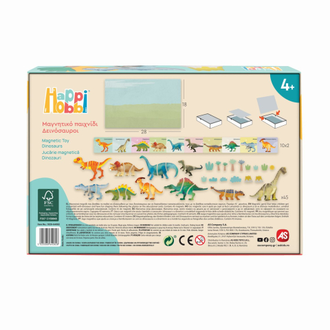 Happi hobbi jucarie magnetica dinozauri [6]