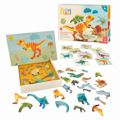 Happi hobbi jucarie magnetica dinozauri [7]