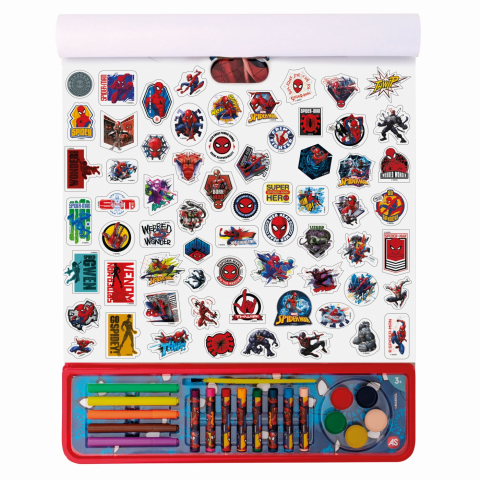 Happi hobbi set pentru desen giga block 5 in 1 marvel spider man  copii varsta 3 ani - 10 ani [3]