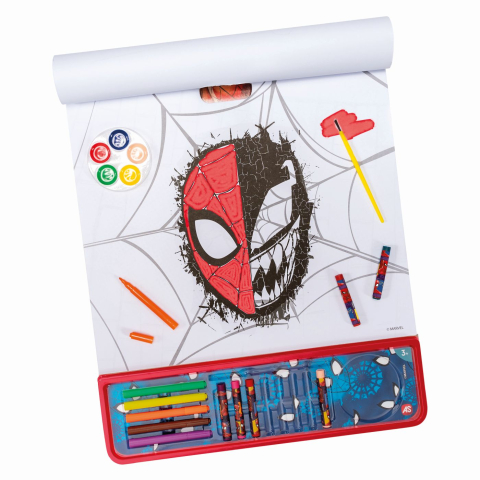 Happi hobbi set pentru desen giga block 5 in 1 marvel spider man  copii varsta 3 ani - 10 ani [4]