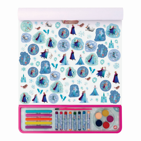 Happi hobbi set pentru pictura 5in1 gigablock frozen  aventura inghetata copii 3 ani - 10 ani [3]