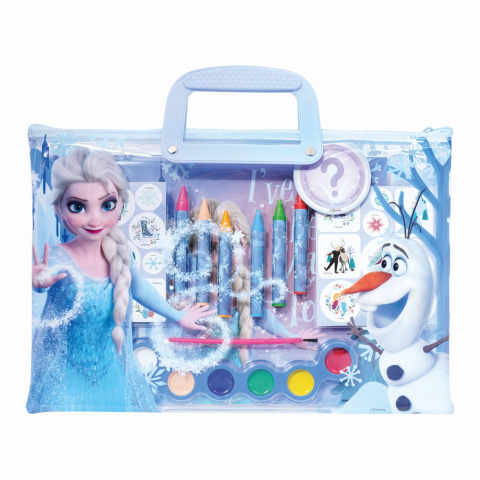 Art & Craft si Artizanat - Happi hobbi set pictura geanta transparenta frozen aventura inghetata