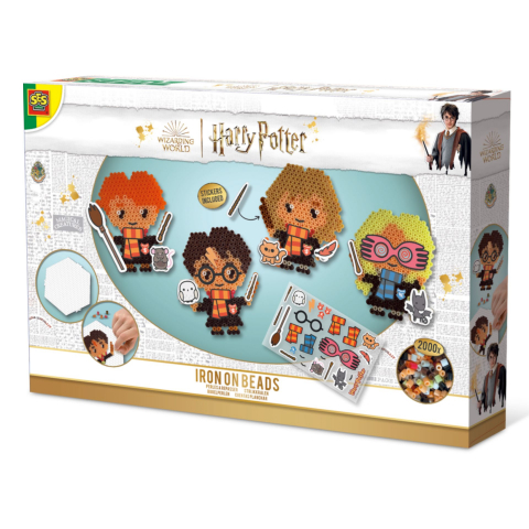 Art & Craft si Artizanat - Harry Potter - Set margele de calcat Beedz pentru copii - Personaje, copii varsta 6 ani+,8 ani+