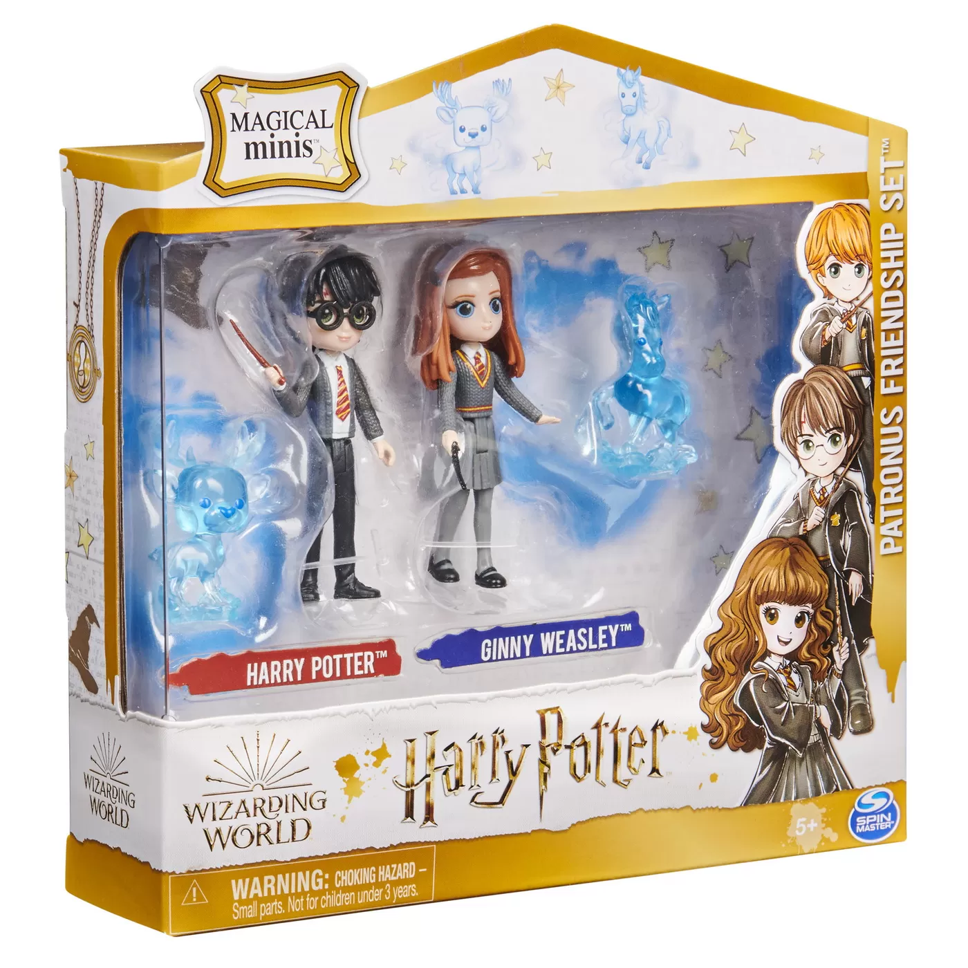 Jucării și Jocuri pentru copii - Harry potter wizarding world magical minis set 2 figurine harry potter si ginny weasley