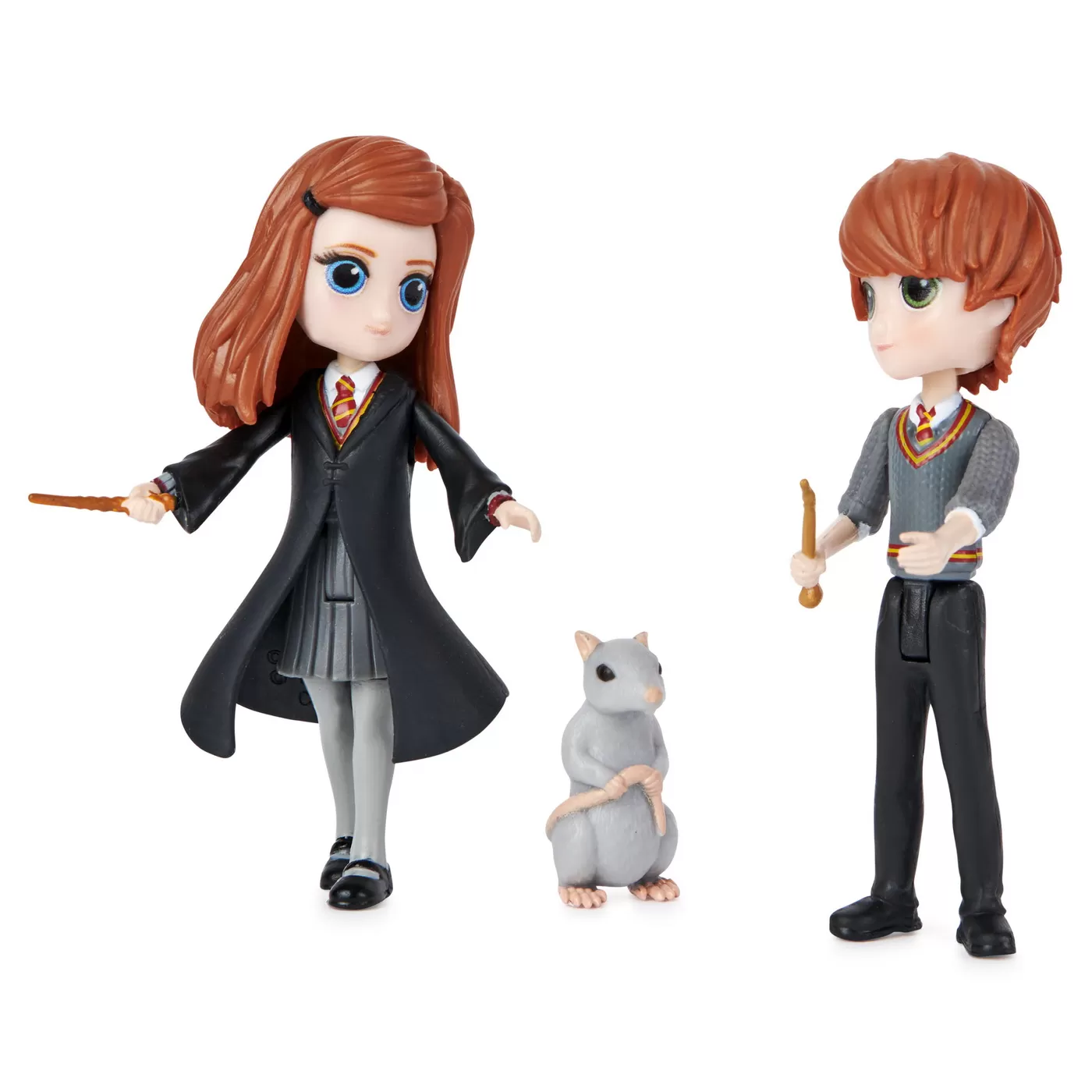Harry potter wizarding world magical minis set 2 figurine ron si ginny weasley [2]