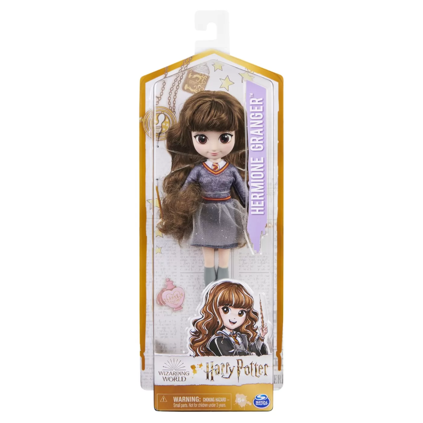 Jucării și Jocuri pentru copii - Harry potter wizarding world papusa hermione granger 20cm, varsta de la 5 ani la 12 ani