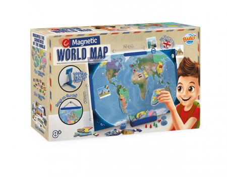 Jocuri Educative - Harta Lumii Magnetica