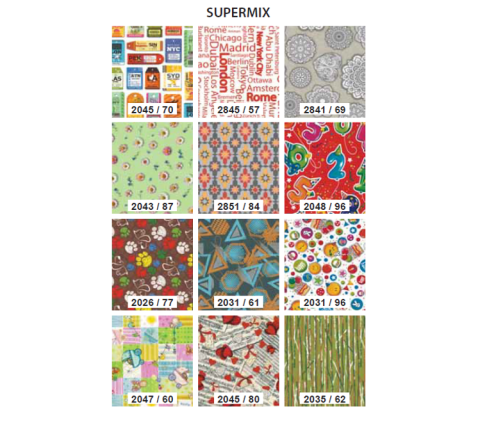 Felicitari, Invitatii si Pungi Cadou - Hartie ambalaj GENERAL Supermix 70x200 cm   Bolis