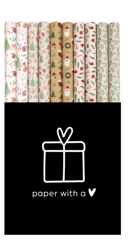 Hartie ambalaj rola 70cm x 2m christmas town rotolux [1]