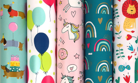 Birotică și Papetărie - Hartie ambalaj rola 70cm x 2m hello rotolux