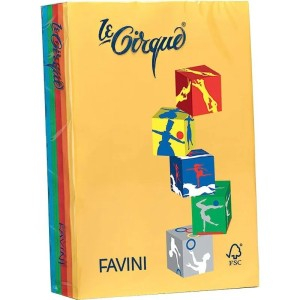 Birotică și Papetărie - Hartie colorata 80g/mp a4 asortata 5 culori intense favini a71x514