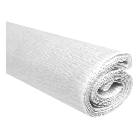 Art & Craft si Artizanat - Hartie creponata Colorarte C01, 50x200cm, alb, set 10 role