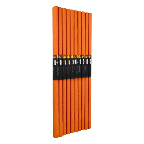 Hartie creponata Colorarte C06, 50x200cm, portocaliu deschis, set 10 role [1]