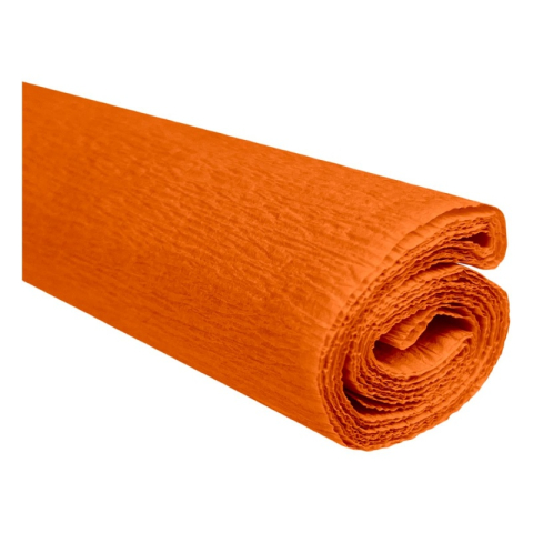 Art & Craft si Artizanat - Hartie creponata Colorarte C06, 50x200cm, portocaliu deschis, set 10 role