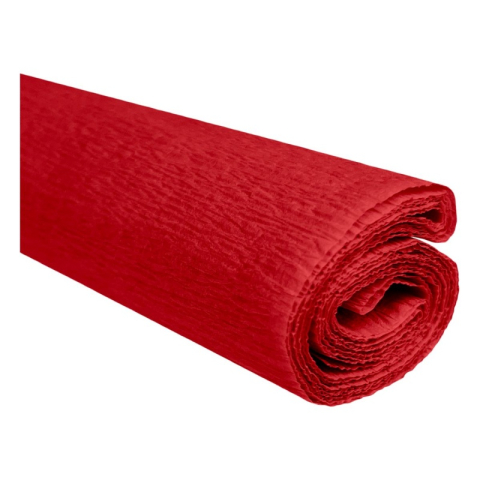 Art & Craft si Artizanat - Hartie creponata Colorarte C08, 50x200cm, rosu, set 10 role