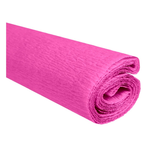 Art & Craft si Artizanat - Hartie creponata Colorarte C14, 50x200cm, roz intens, set 10 role