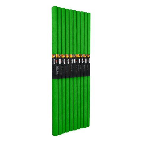 Hartie creponata Colorarte C30, 50x200cm, verde deschis, set 10 role [1]