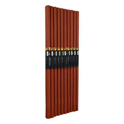 Hartie creponata Colorarte C34, 50x200cm, caramiziu, set 10 role [1]