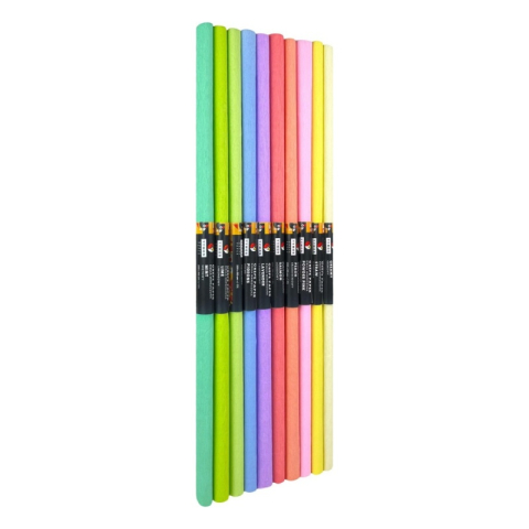 Art & Craft si Artizanat - Hartie creponata Colorarte M03, 50x200cm, diverse culori pastel, set 10 role