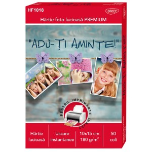 Birotică și Papetărie - Hartie foto 10x15 cm 180g 50 coli daco hf1018