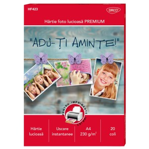 Birotică și Papetărie - Hartie foto a4 230g 20 coli daco hf423