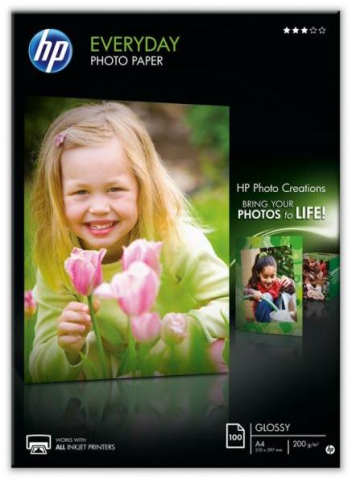 Birotică și Papetărie - Hartie foto hp q2510a a4 glossy 200g 100coli/top